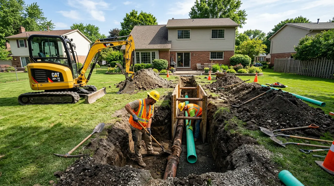 Sewer Line Repair in Struthers, OH